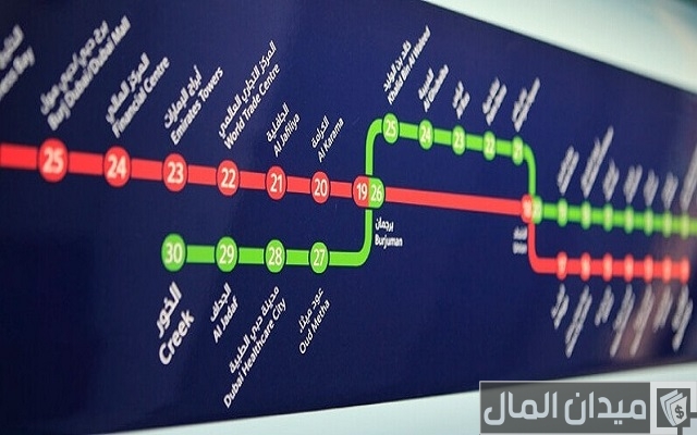 أسماء محطات مترو دبي أسماء محطات مترو دبي