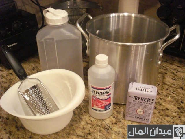 بديل الصودا الكاوية في الصابون السائل بديل الصودا الكاوية في الصابون