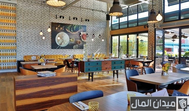 تصميم ديكور مطعم وجبات سريعة تيك اواي تصميم ديكور مطعم وجبات سريعة تيك اواي